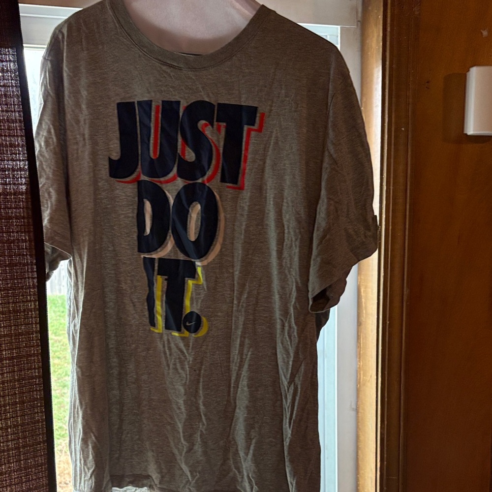 Nike Gray Just Do It Men's Tee
